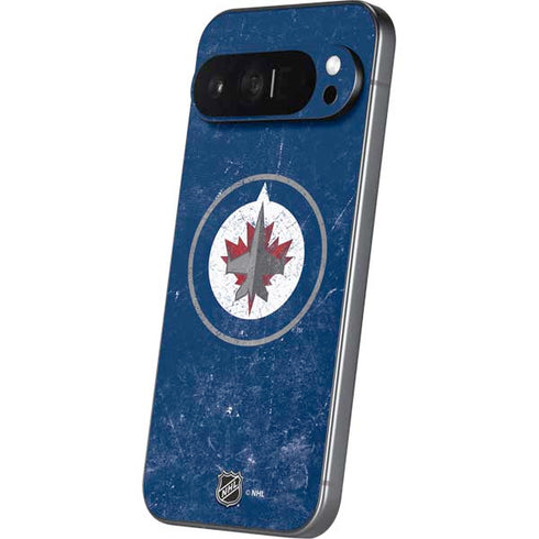 NHL Winnipeg Jets Distressed Logo Pixel 9 Pro XL Skin